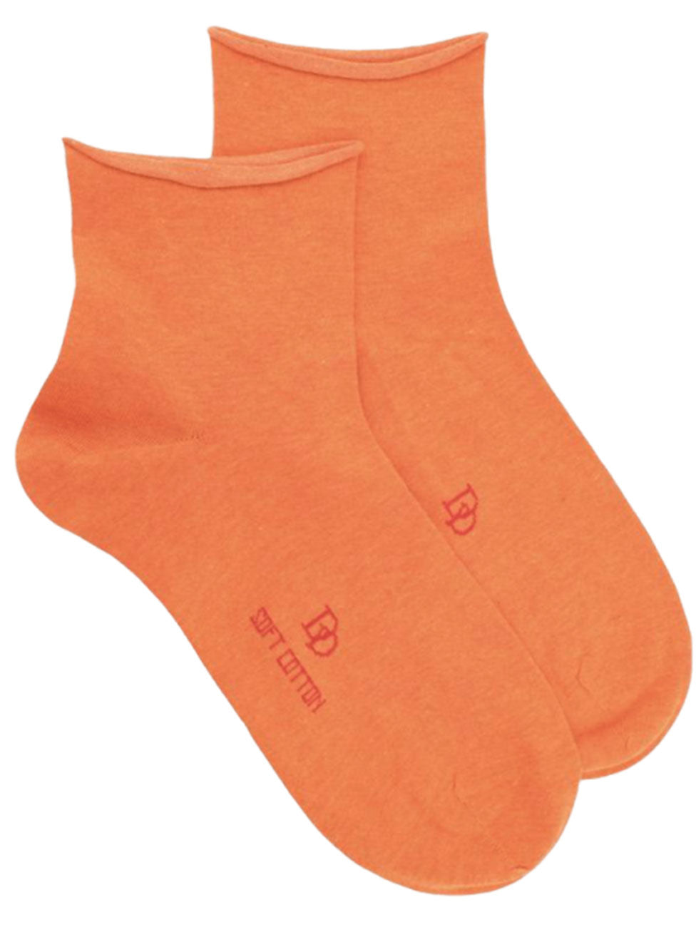 Doré Doré Jersey Knit Ankle Socks With Roll-Top