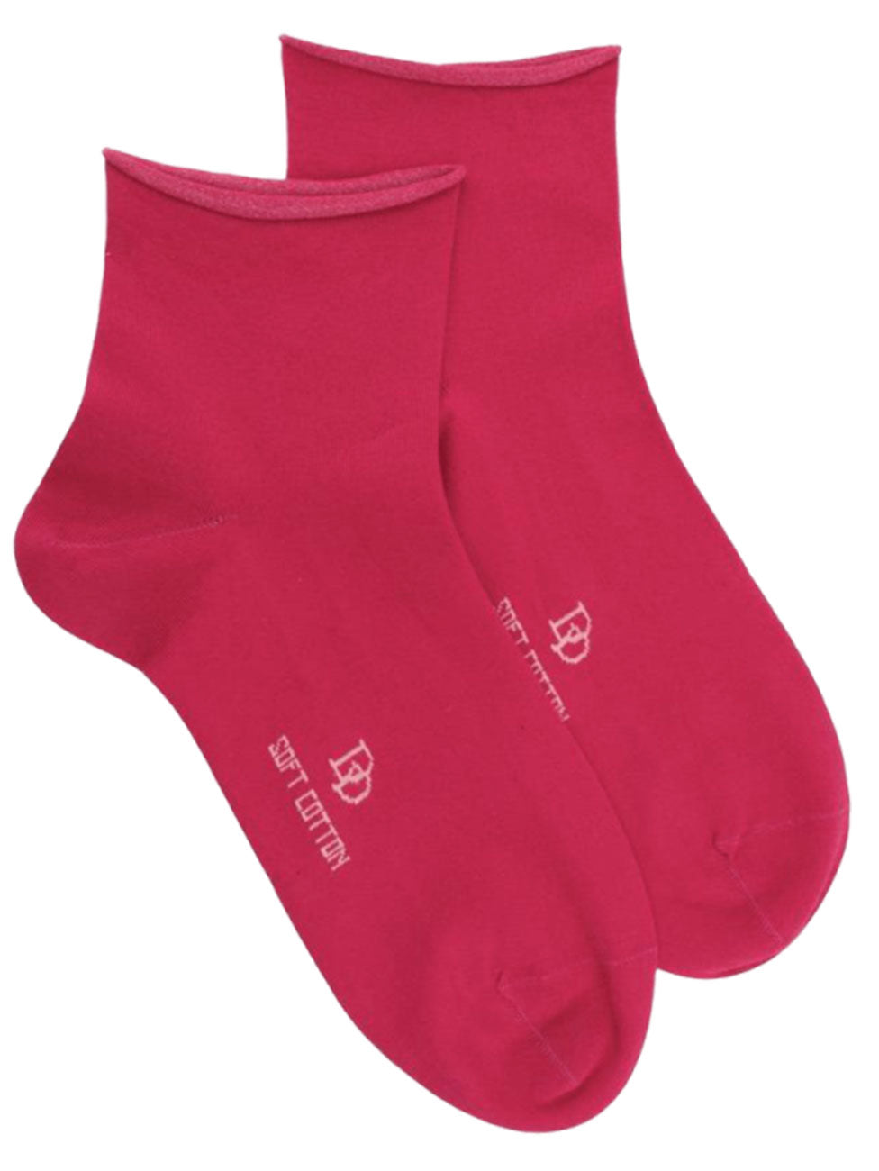 Doré Doré Jersey Knit Ankle Socks With Roll-Top