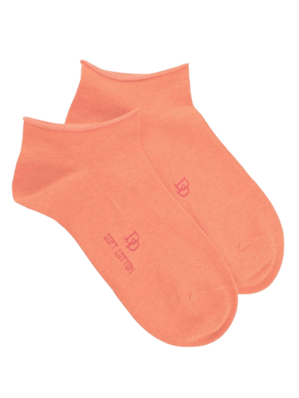 Doré Doré Ankle Socks With Roll-Top In Jersey Knit