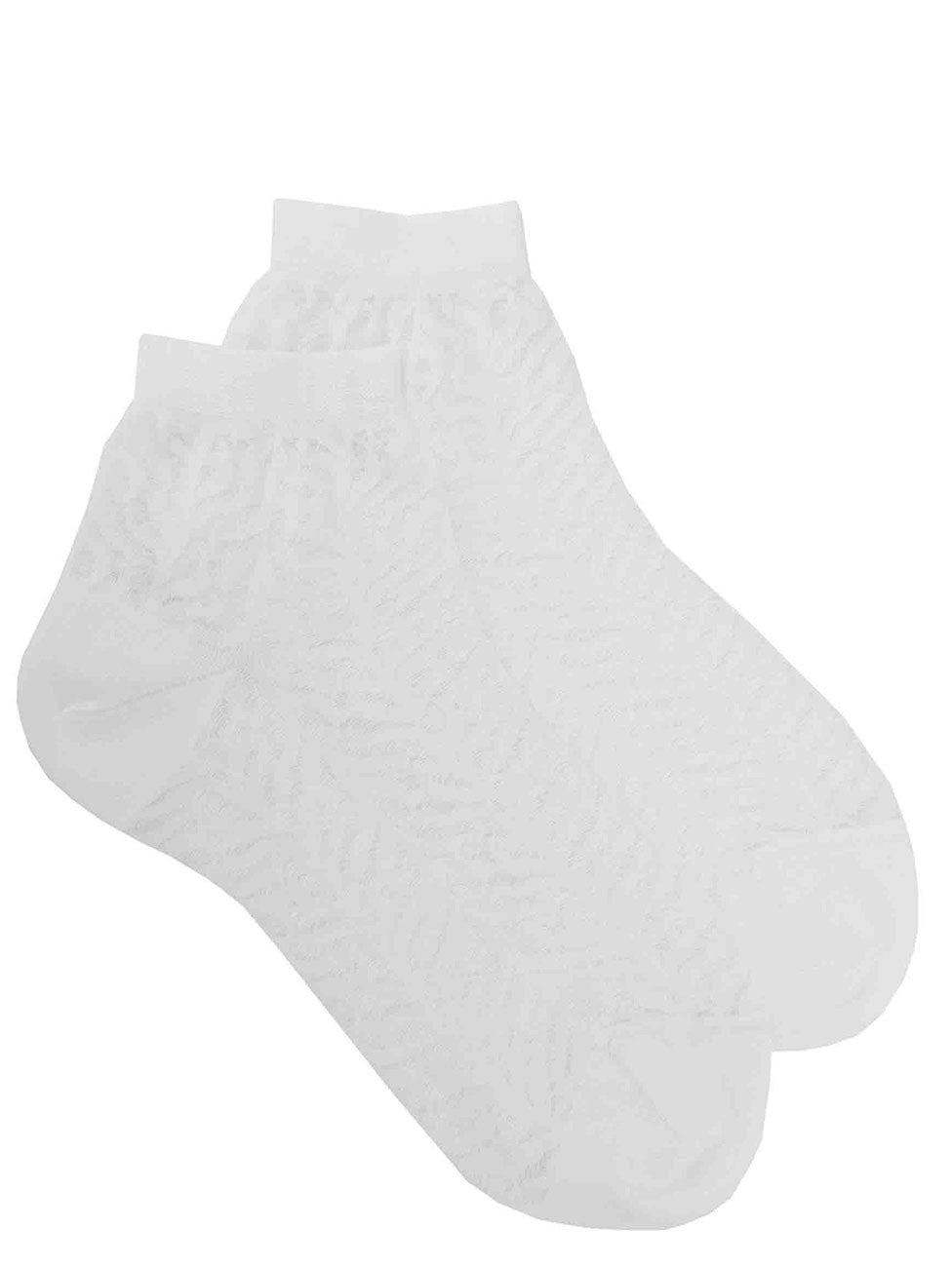 Doré Doré Openwork Cotton Lisle Ankle Socks