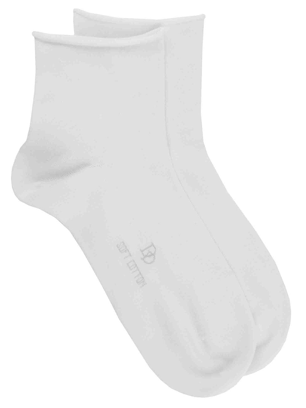 Doré Doré Jersey Knit Ankle Socks With Roll-Top